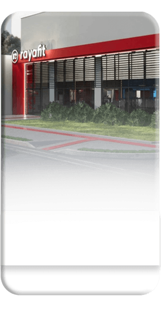 Fachada da nova unidade Rayafit Alecrim